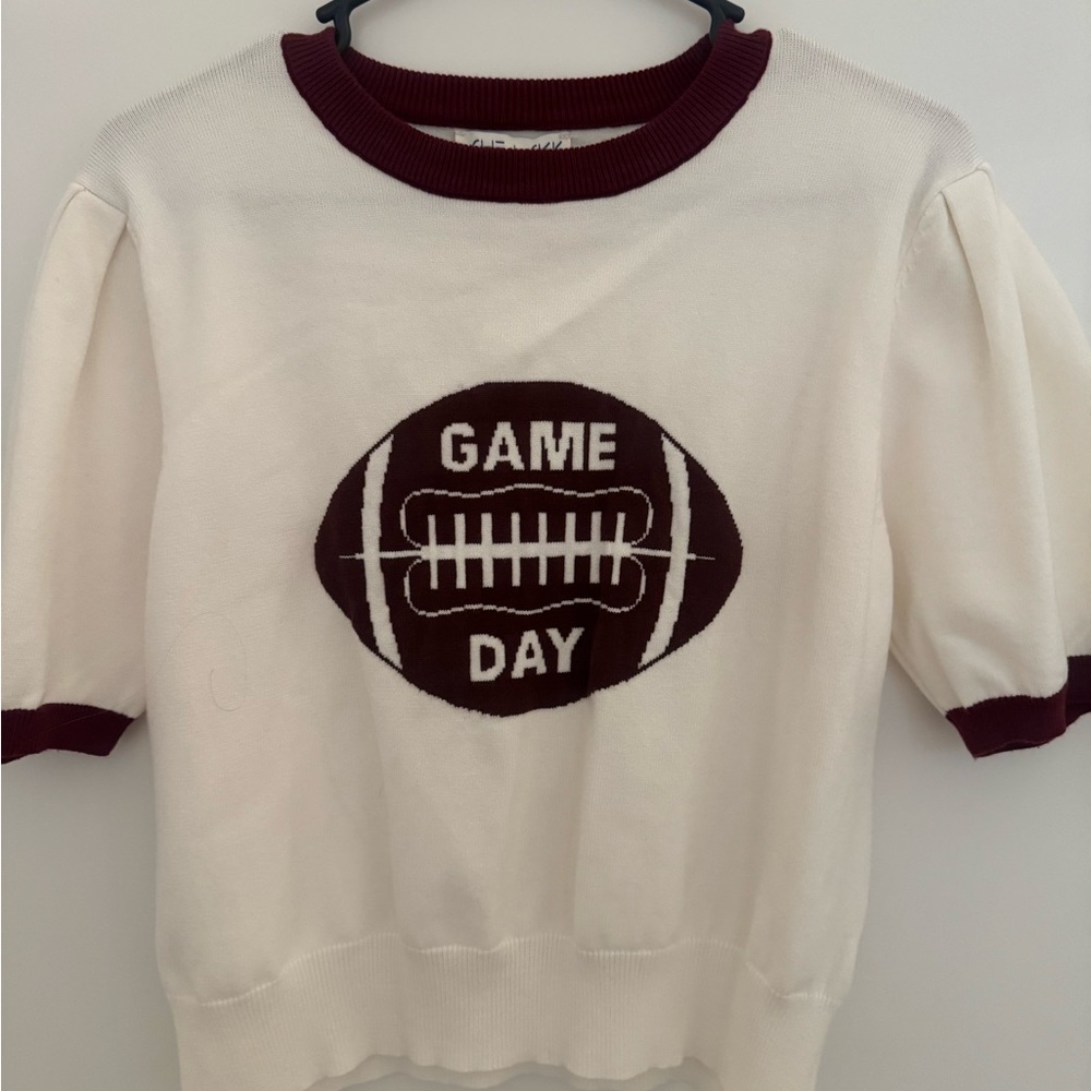 NWT SHE & SKY Game Day Football Sweater